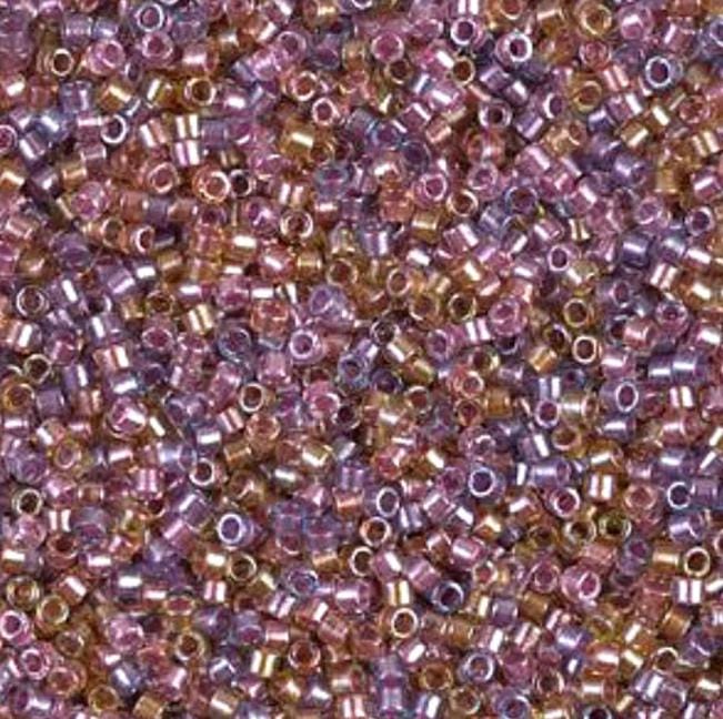 Sparkling Lined Tutti Frutti Mix Miyuki Delica 11/0 DB0982