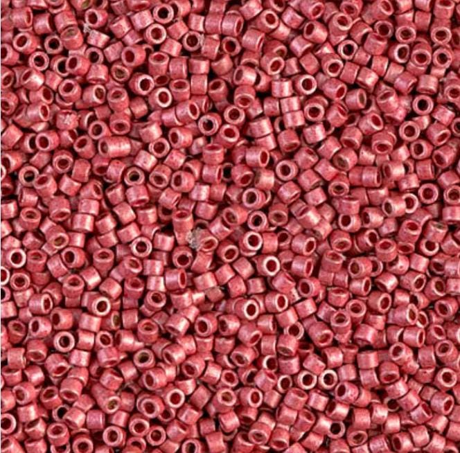 Duracoat Galvanized Matte Lt Cranberry Miyuki Delica 11/0 DB1841F