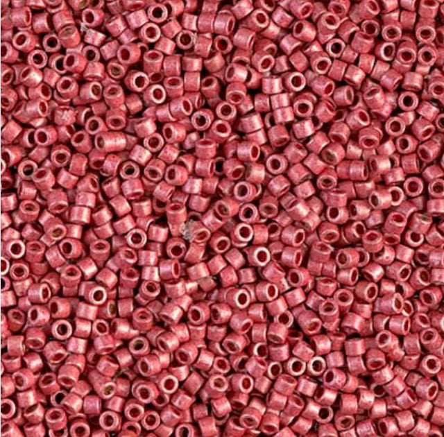 Duracoat Galvanized Matte Lt Cranberry Miyuki Delica 11/0 DB1841F