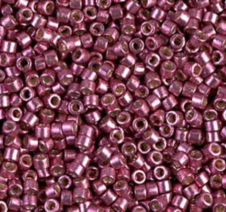 Delica, 11/0 Duracoat Galvanized Magenta, DB1849 Miyuki Delica-5 grams