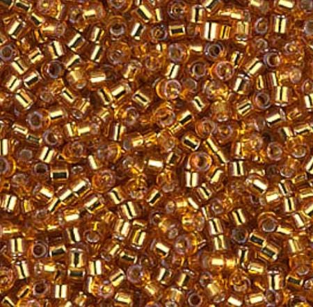 DB1201 11/0 Silver Lined Marigold Miyuki Delica