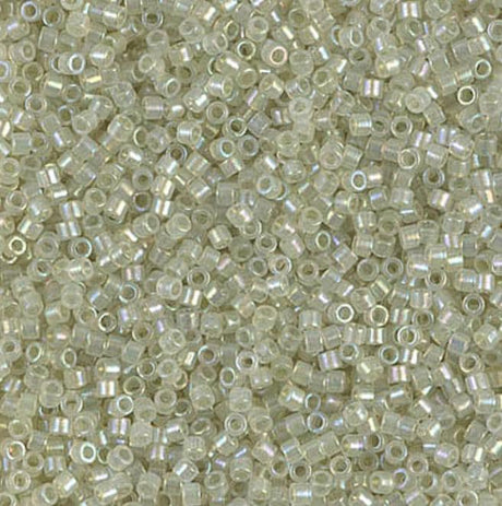 Sparkling Celery Lined Opal AB AB Miyuki Delica 11/0 DB1765