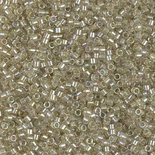 Sparkling Celery Lined Lt Tea Rose AB Miyuki Delica 11/0 DB1766