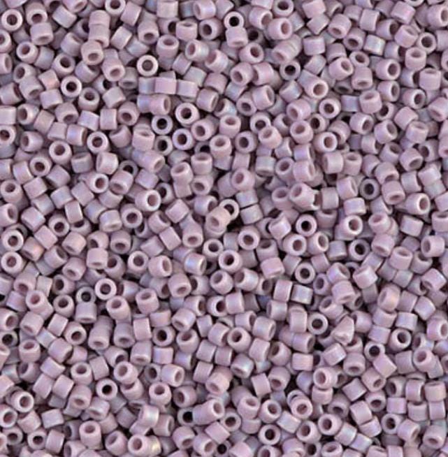 Matte Opaque Mauve AB Miyuki Delica 11/0 DB0875