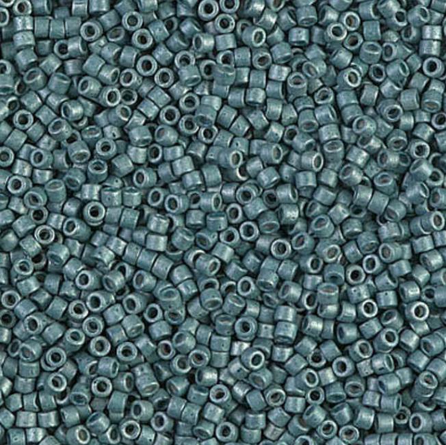 Galvanized Matte Dark Aqua Miyuki Delica 11/0 DB1172
