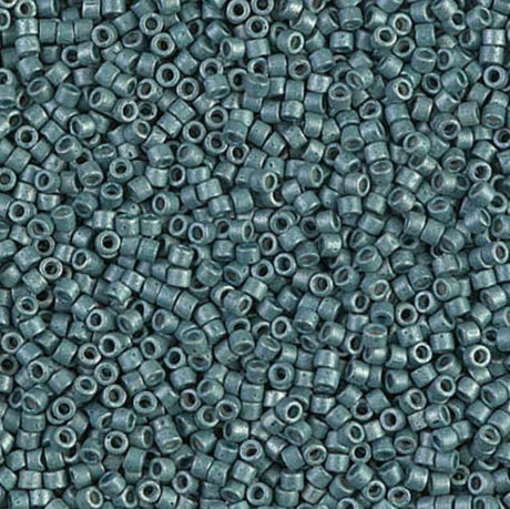 Galvanized Matte Dark Aqua Miyuki Delica 11/0 DB1172