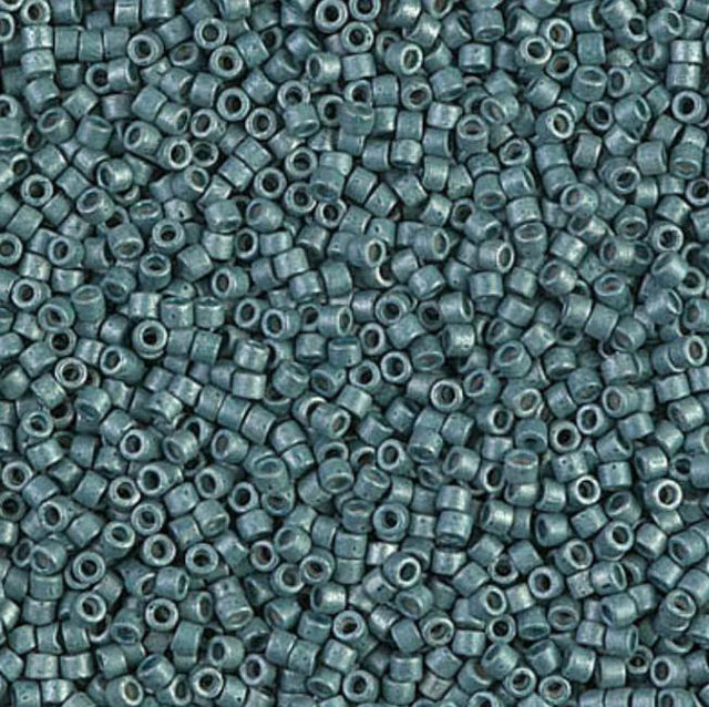 Galvanized Matte Dark Aqua Miyuki Delica 11/0 DB1172