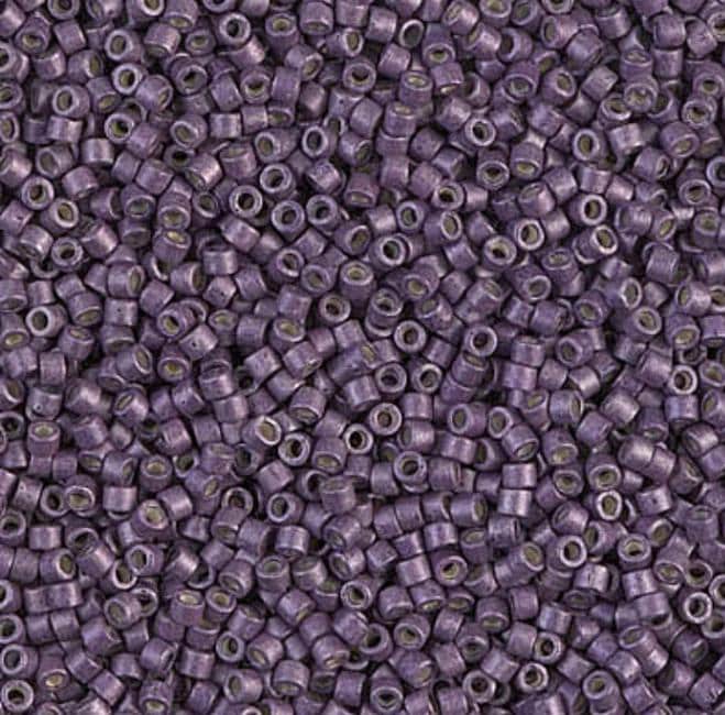 Galvanized Matte Eggplant Miyuki Delica 11/0 DB1174