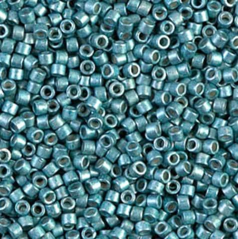 Galvanized Semi-Frosted Dark Aqua Miyuki Delica 11/0 DB1183