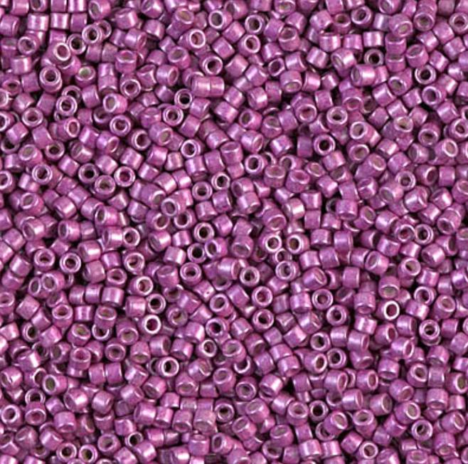 Galvanized Semi-Frosted Magenta Miyuki Delica 11/0 DB1184