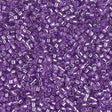 Delica, 11/0 Dyed Silver Lined Lilac, DB1343Miyuki Delica-5 grams
