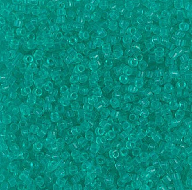 Dyed Transparent Dark Mint Green Miyuki Delica 11/0 DB1304