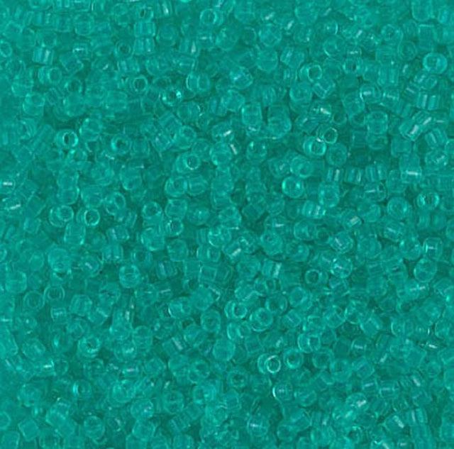 Dyed Transparent Dark Mint Green Miyuki Delica 11/0 DB1304