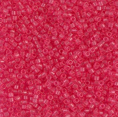 Dyed Transparent Bubble Gum Pink Miyuki Delica 11/0 DB1308