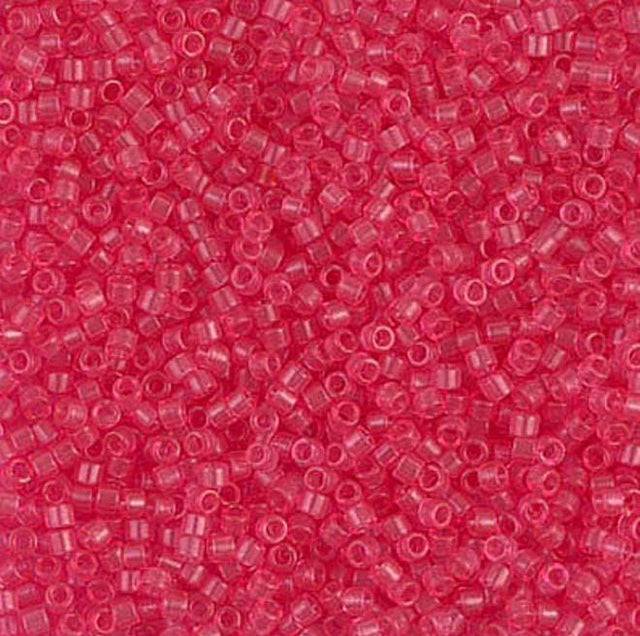 Dyed Transparent Bubble Gum Pink Miyuki Delica 11/0 DB1308