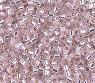 DB1335 11/0 Dyed Silver Lined Pink Miyuki Delica
