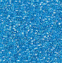 DB1249 11/0 Transparent Ocean Blue AB Miyuki Delica