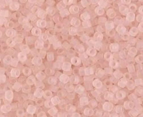 DB1263 11/0 Matte Transparent Pink Mist Miyuki Delica