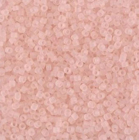 DB1263 11/0 Matte Transparent Pink Mist Miyuki Delica