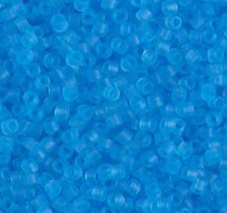 DB1269 11/0 Matte Transparent Ocean Blue Miyuki Delica