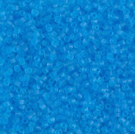 DB1269 11/0 Matte Transparent Ocean Blue Miyuki Delica