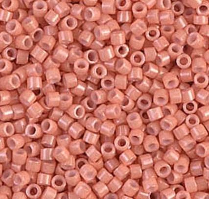 DB1363 11/0 Dyed Opaque Salmon Miyuki Delica