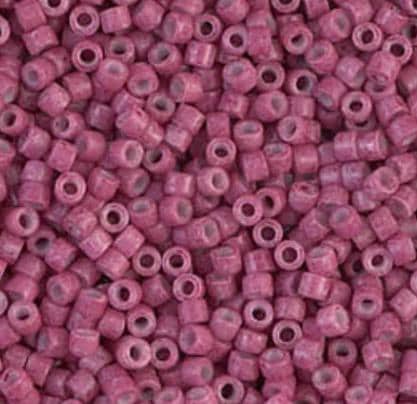 DB1376 11/0 Dyed Opaque Antique Rose Miyuki Delica