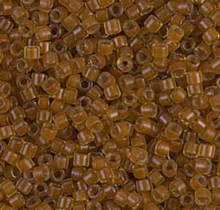 DB1391 11/0 Mustard Lined Amber Miyuki Delica