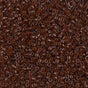 DB1392 11/0 Dark Topaz Lined Root Beer Miyuki Delica