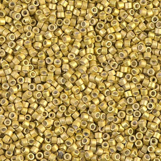 DB1154 11/0 Galvanized Semi-Frosted Zest Miyuki Delica
