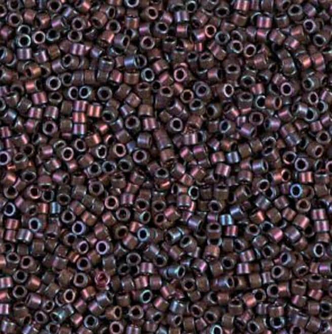 Metallic Dark Plum Gold Iris Miyuki Delica 11/0 DB1004