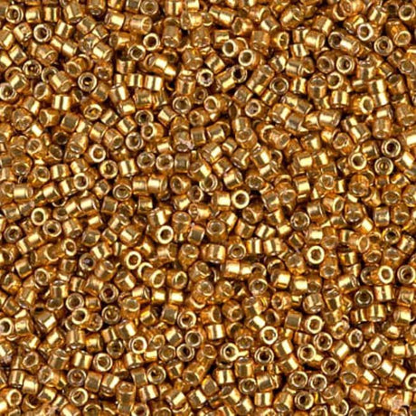 Duracoat Galvanized Yellow Gold Miyuki Delica 11/0 DB1833