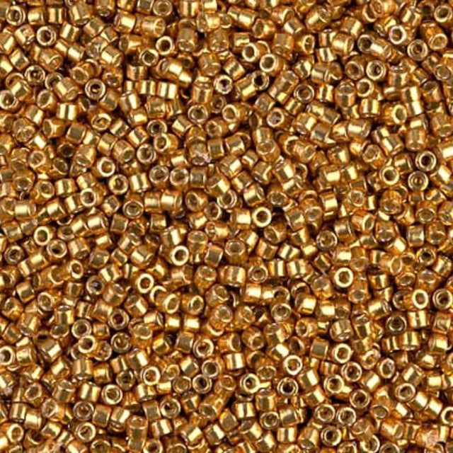 Duracoat Galvanized Yellow Gold Miyuki Delica 11/0 DB1833