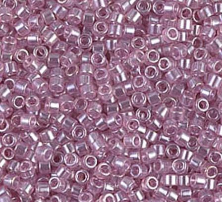 DB1482-1 11/0 Transparent Light Rose Luster Miyuki Delica