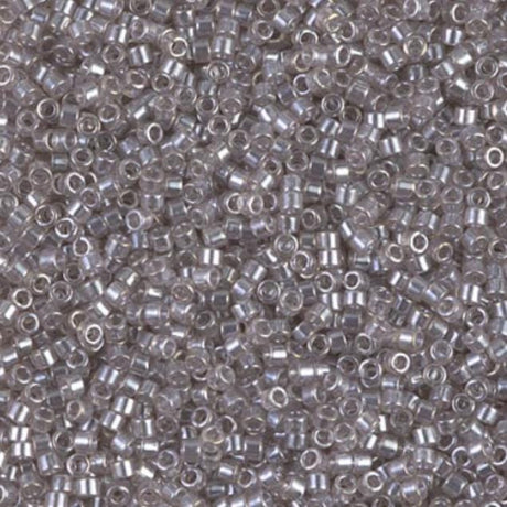 DB1484 11/0 Transparent Lt Moss Green Luster Miyuki Delica