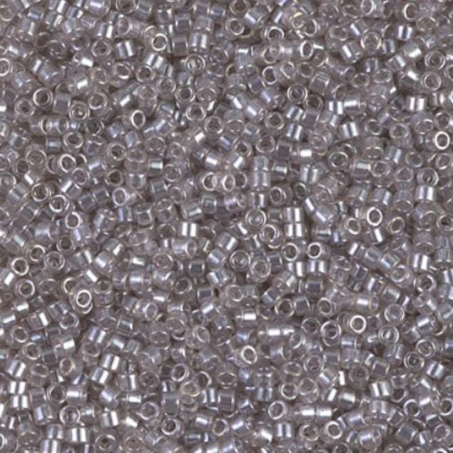 DB1484 11/0 Transparent Lt Moss Green Luster Miyuki Delica