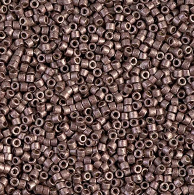Duracoat Galvanized Matte Dark Mauve Miyuki Delica 11/0 DB1843F