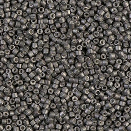Galvanized Matte Graphite Miyuki Delica 11/0 DB1175