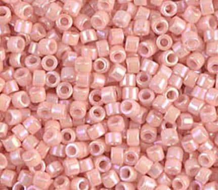 DB1503 11/0 Opaque Light Salmon AB Miyuki Delica