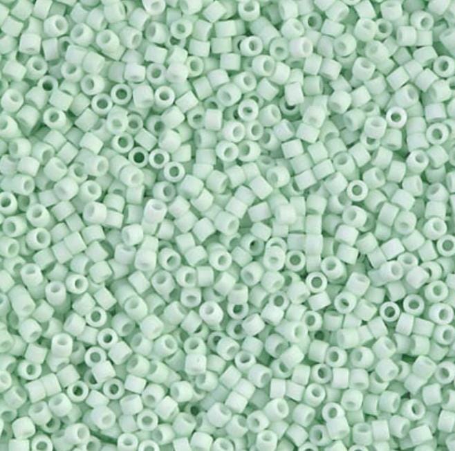 DB1516-1 11/0 Matte Opaque Light Mint Miyuki Delica