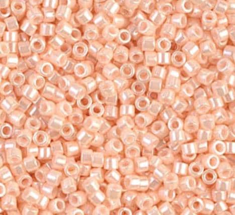 DB1532-1 11/0 Opaque Light Peach Ceylon Miyuki Delica