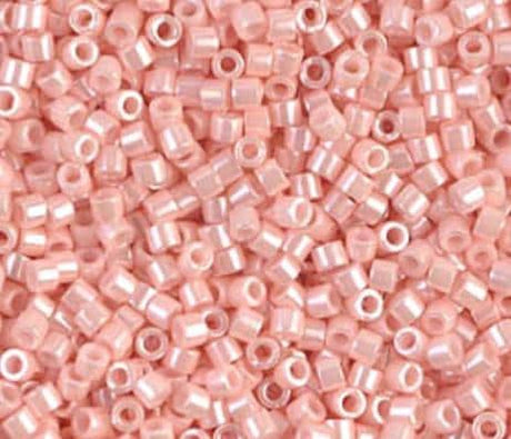 DB1533-1 11/0 Opaque Light Salmon Ceylon Miyuki Delica
