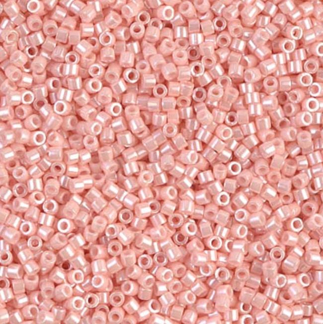 DB1533-1 11/0 Opaque Light Salmon Ceylon Miyuki Delica