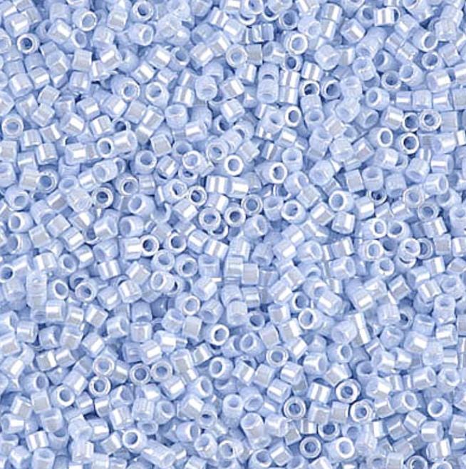 DB1537-1 11/0 Opaque Light Sky Blue Ceylon Miyuki Delica