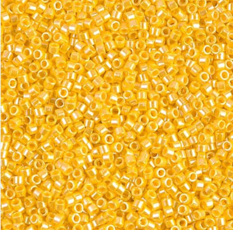 DB1562 11/0 Opaque Canary Luster Miyuki Delica