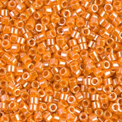 DB1563 11/0 Opaque Mandarin Luster Miyuki Delica