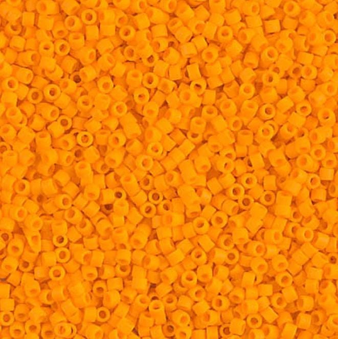 DB1583 11/0 Matte Opaque Mandarin Miyuki Delica