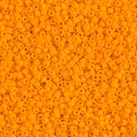 DB1583 11/0 Matte Opaque Mandarin Miyuki Delica