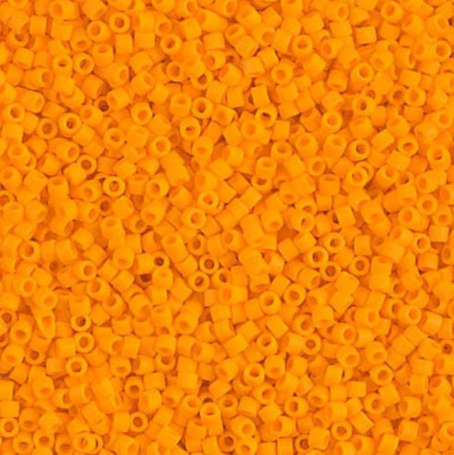 DB1583 11/0 Matte Opaque Mandarin Miyuki Delica