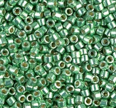 DB1844 11/0 Duracoat Galvanized Dark Mint Green Miyuki Delica